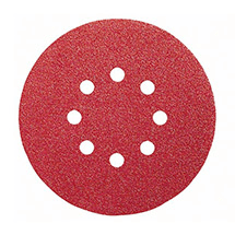 Bosch 125 mm Dia. 8 Holes Sanding Sheets for Random Orbit Sanders