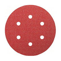 Bosch 150 mm Dia. 6 Holes Sanding Sheets for Random Orbit Sanders