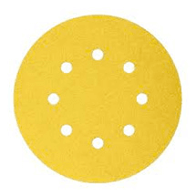 Bosch 125 mm Dia. 8 Holes, Velcro Sheets