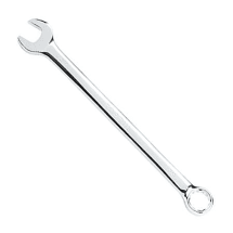 Toptul 3/8 Inch - 3/4 Inch 15° Offset Extra Long Combination Wrench (Mirror Polished)