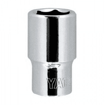 Yato 5/32" - 1/2" Dia. (1/4 Inch Sq. Drive) Hexagonal Sockets (6 Points)