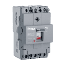 Hager Novello+ 32 Amp - 160 Amp MCCBs Thermal Magnetic Release - X160 (3 Pole & 18 kA)
