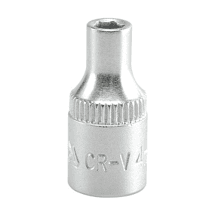 Yato 3.5 mm - 14 mm, 1/4 Inch Sq. Drive Hexagonal Sockets (6 Points)