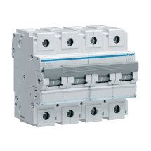 Hager Novello+ 80 Amp - 125 Amp Miniature Circuit Breakers (4 Pole & C Curve)