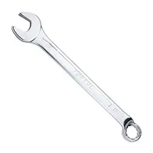 Toptul 6 mm - 32 mm 75° Offset Standard Combination Wrench (Satin Chrome Finished)