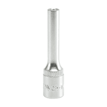 Yato 4 mm - 14 mm, 1/4 Inch Sq. Drive Hexagonal Deep Sockets (6 Points)