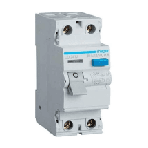 Hager Novello+ 25 Amp - 63 Amp AC Residual Current Circuit Breakers RCCBs (2 Pole)