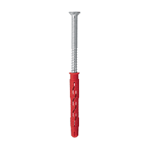 Hilti 8 x 60 mm - 10 x 310 mm HRD-C Counter Sunk Head Plastic Frame Anchor - Galvanized Steel