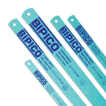 Bipico 300 x 12.5 x 0.63 mm - 525 x 38 x 2.0 mm HSS Bi-Metal Variable Hacksaw Blades
