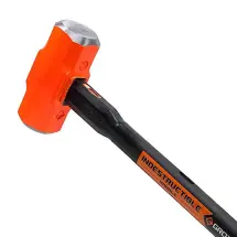 Groz 2700 Gms - 9000 Gms Heavy Duty Sledge Hammer With Indestructible Handle (52 HRC Head)