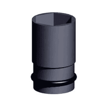 Makita 10 mm - 32 mm, 1/2 Inch Sq. Drive Impact Sockets With Pin