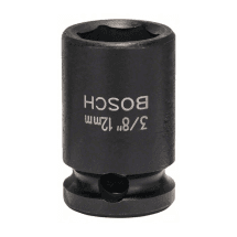 Bosch 7.0 mm - 19 mm, 3/8 Inch Sq. Drive Impact Sockets