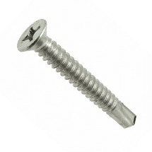 Pentagon 3.5 x 13 mm - 4.8 x 50 mm Stainless Steel CSK Philips Head Self Drilling Screws