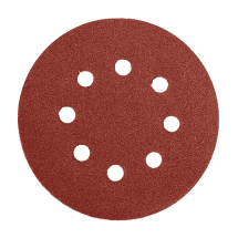 Yato 125 mm / 5 Inch Dia. 8 Holes Velcro Abrasive Discs