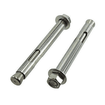 Pentagon 6 x 8 x 50 mm - 16 x 20 x 150 mm Sleeve Anchors - Mild Steel