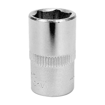 Yato 6 mm - 24 mm, 3/8 Inch Sq. Drive Hexagonal Sockets (6 Points)
