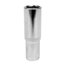 Yato 6 mm - 22 mm, 3/8 Inch Sq. Drive Hexagonal Deep Sockets (6 Points)