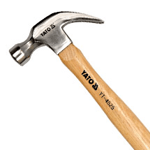 Yato 225 Gms - 450 Gms Claw Hammer With Handle