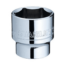 Stanley 6 mm - 24 mm, 3/8 Inch Sq. Drive 6 Point Standard Sockets