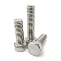 TB Basics 3/16 Inch Dia. BSW Fully Threaded Stainless Steel Hex Head Bolts
