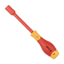Yato 4.00 x 125 mm - 14.0 x 125 mm Insulated Nut Driver with Screwdriver Handle