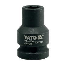 Yato 10 mm - 32 mm, 1/2 Inch Sq. Drive Hexagonal Impact Sockets (12.7 mm)