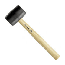 Hogert 450 Gms - 900 Gms Rubber Mallet with Wooden Handle