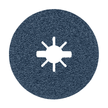 Bosch 100 - 180 mm Dia. Zirconia Fibre Sanding Discs (R575)