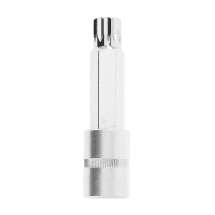 Hogert M5 mm - M17 mm, 1/2 Inch Sq. Drive Spline Bit Sockets (100 mm Length)