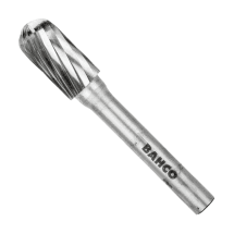 Bahco 3.00 - 16 mm Cylindrical Rounded Nose Tungsten Carbide Rotary Burrs