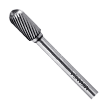 Miranda 3.00 - 16 mm Cylindrical Radius End Tungsten Carbide Rotary Burrs