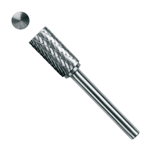 Totem 2.50 - 25 mm Cylindrical Tungsten Carbide Rotary Burrs (With End Cut)