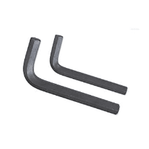 Ozar 1.5 mm - 10 mm Long Hex Allen Keys, Black Finish