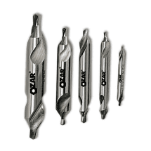 Ozar 1 mm - 3.15 mm Plain Combined Drill & Countersinks Center Drills