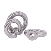 Pentagon 6 mm - 24 mm Cold Forged Stainless Steel 304 Eye Nuts
