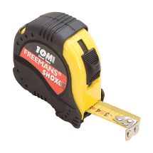 Freemans 3Mtr - 10Mtr Shox Steel Tapes With Belt Clip