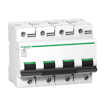 Schneider Electric 80 Amp - 125 Amp AC Miniature Circuit Breakers - C120 (4 Pole & C Curve)