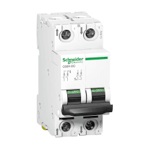 Schneider Electric 0.5 Amp - 63 Amp DC Miniature Circuit Breakers - C60H (2 Pole & C Curve)