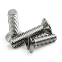 TB Basics 1/8 Inch Dia. BSW Thread S.S CSK Slotted Machine Screws