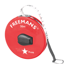 Freemans 7.5Mtr - 50Mtr Fibre Glass Goldstar Plus Tapes