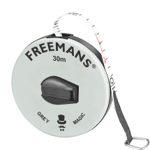 Freemans 7.5Mtr - 50Mtr Fibre Glass Grey Magic Tapes