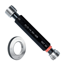Baker 1/16 Inch - 1-1/2 Inch Right Hand ISO Parallel Pipe Thread Gauges (BSP)