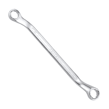 Toptul 1/4 x 5/16 Inch - 2-3/16 x 2-3/8 Inch 45° Offset Double Ring Wrench (Mirror Polished)