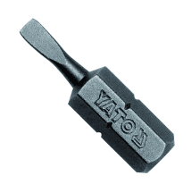 Yato 25 mm (Length), 3 mm - 6.5 mm (Blade Dia) Slotted Screwdriver Bits