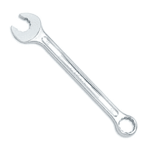 Toptul 8 mm - 24 mm 15° Offset Super-Torque Dynamic Combination Wrench (Satin Chrome Finished)