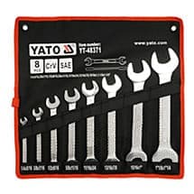 Double Ended Open Jaw Spanner Sets