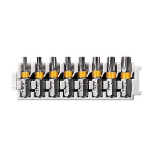 Bosch 8 Pcs Pick & Click Extra Hard Torx Screwdriver Bit Set, 2 608 522 415