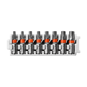 Bosch 8 Pcs Pick & Click Extra Hard Tamper-Resistant Torx Screwdriver Bit Set, 2 608 522 416