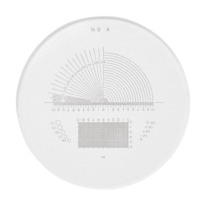 Mitutoyo Reticle No. 4 for Pocket Comparator, 183-144