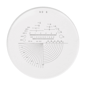 Mitutoyo Reticle No. 5 for Pocket Comparator, 183-145